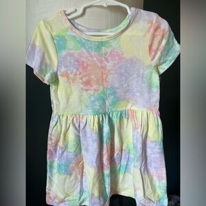 Toddler Tie Dye T-Shirt Dress